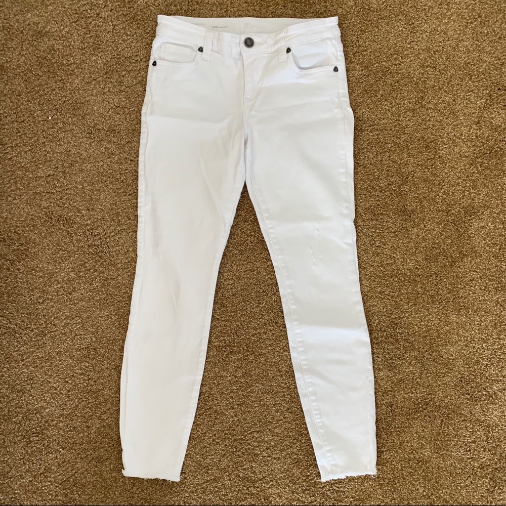 Kut From The Kloth Connie Ankle Skinny White jeans